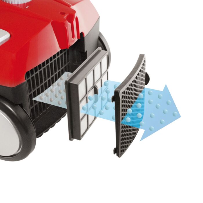 Trisa Staubsauger Classic Clean, Hepafilter, 3-teiliges Zubehörset