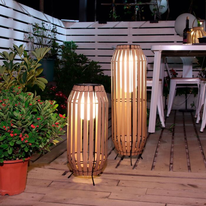 Lanterne solaire à LED – blanc chaud