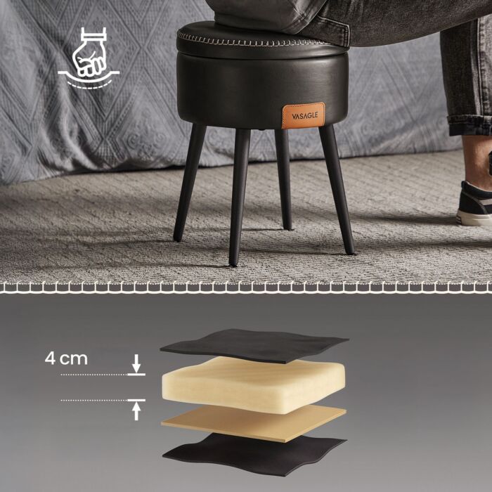 Tabouret avec espace de rangement « Ekho » VASAGLE