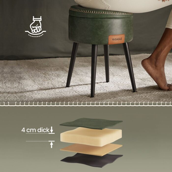 Tabouret avec espace de rangement « Ekho » VASAGLE