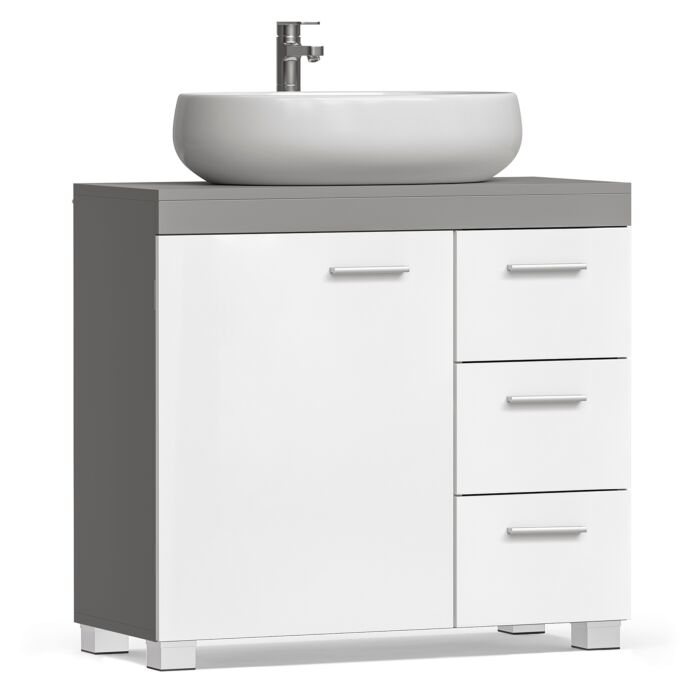 Meuble sous-lavabo VASAGLE, avec tiroirs
