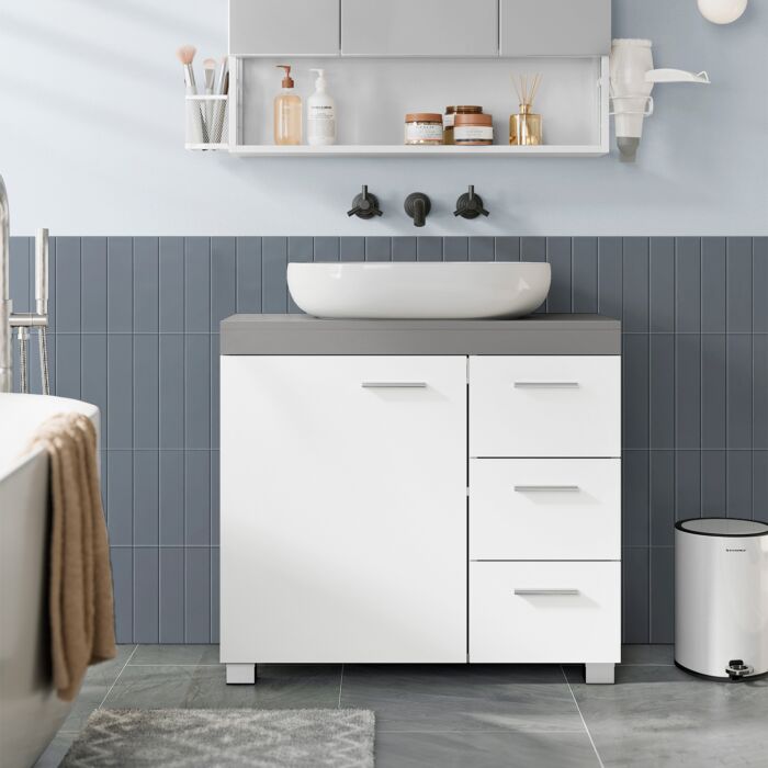 Meuble sous-lavabo VASAGLE, avec tiroirs