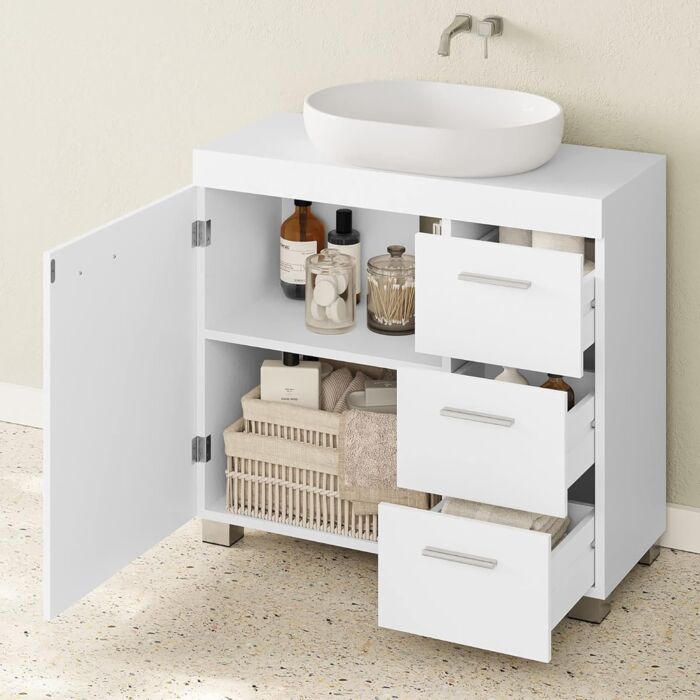 Meuble sous-lavabo VASAGLE, avec tiroirs