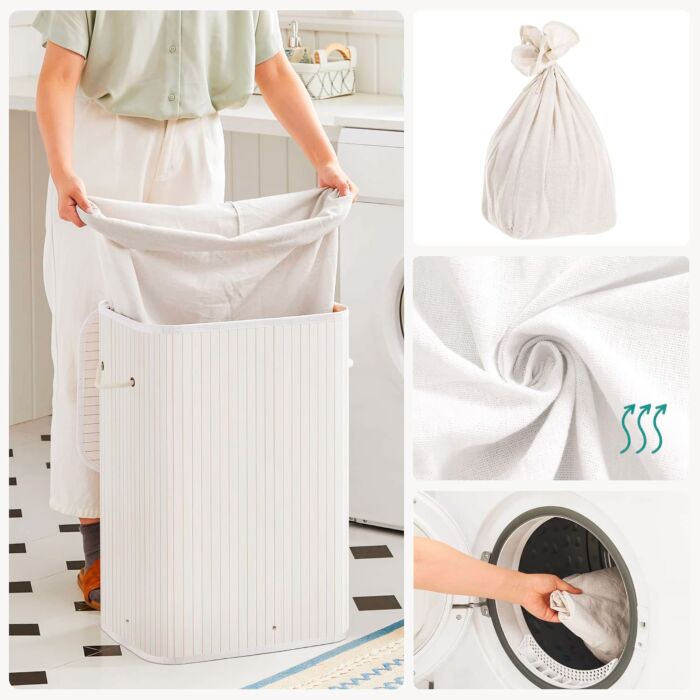 Panier à linge SONGMICS Bamboo