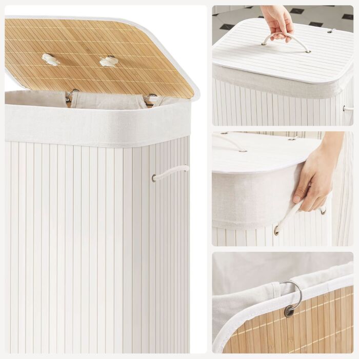 Panier à linge SONGMICS Bamboo