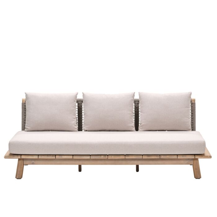 Gartenlounge-Set aus Akazienholz, 5-teilig