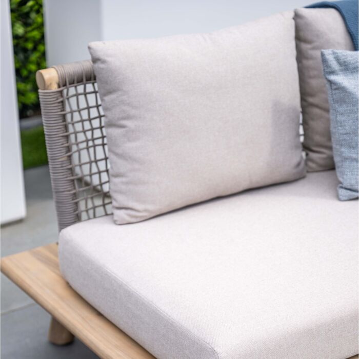 Gartenlounge-Set aus Akazienholz, 5-teilig