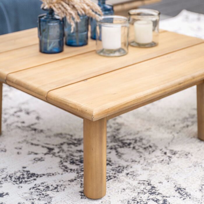 Gartenlounge-Set aus Akazienholz, 5-teilig