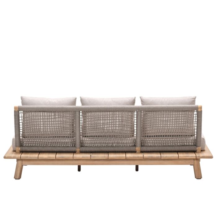 Gartenlounge-Set aus Akazienholz, 5-teilig