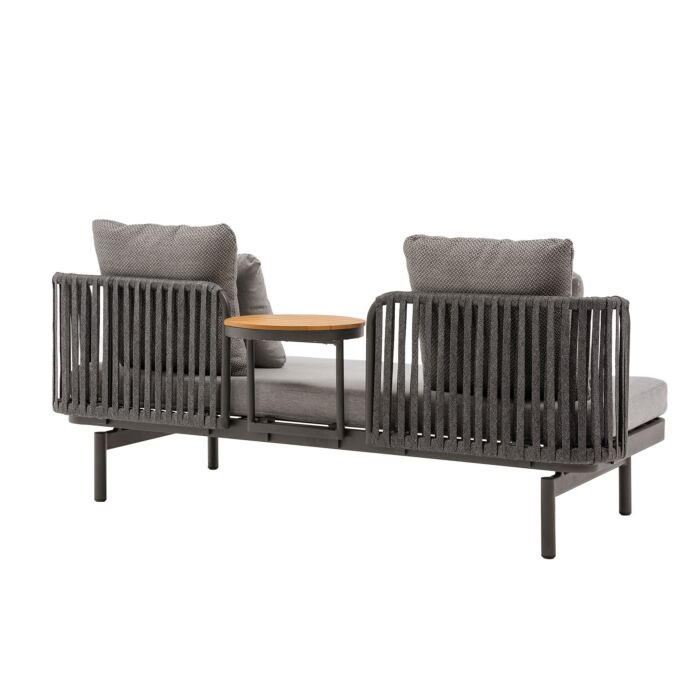 Gartensofa 2-Sitzer «Como», inkl. Kissen