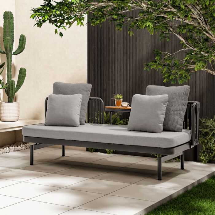 Gartensofa 2-Sitzer «Como», inkl. Kissen