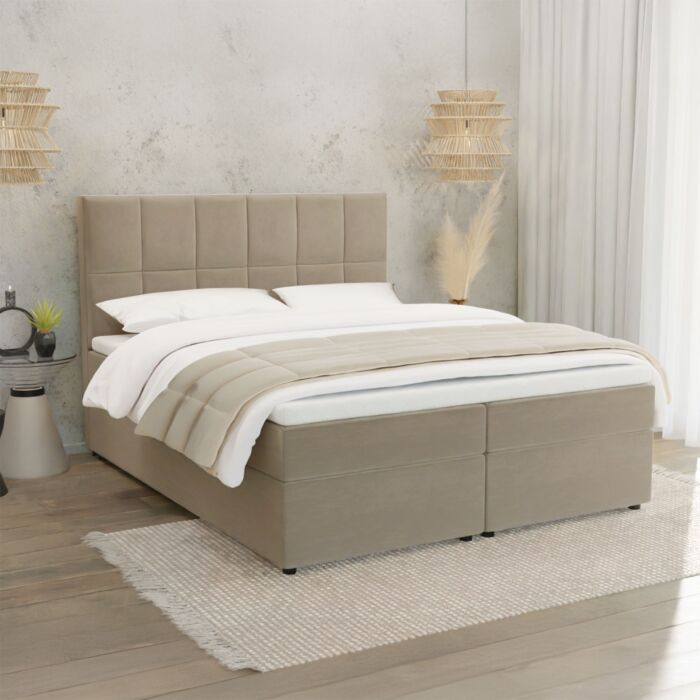 Boxspringbett «Rumba», mit Bettkasten und Topper