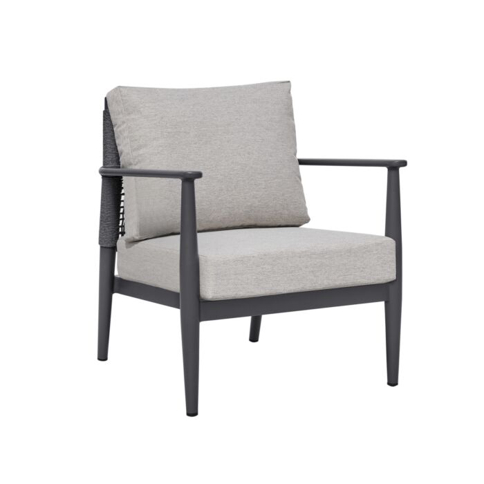 Lounge-Set «Sakura», 4-teilig, mit edler Tischplatte aus gesintertem Stein