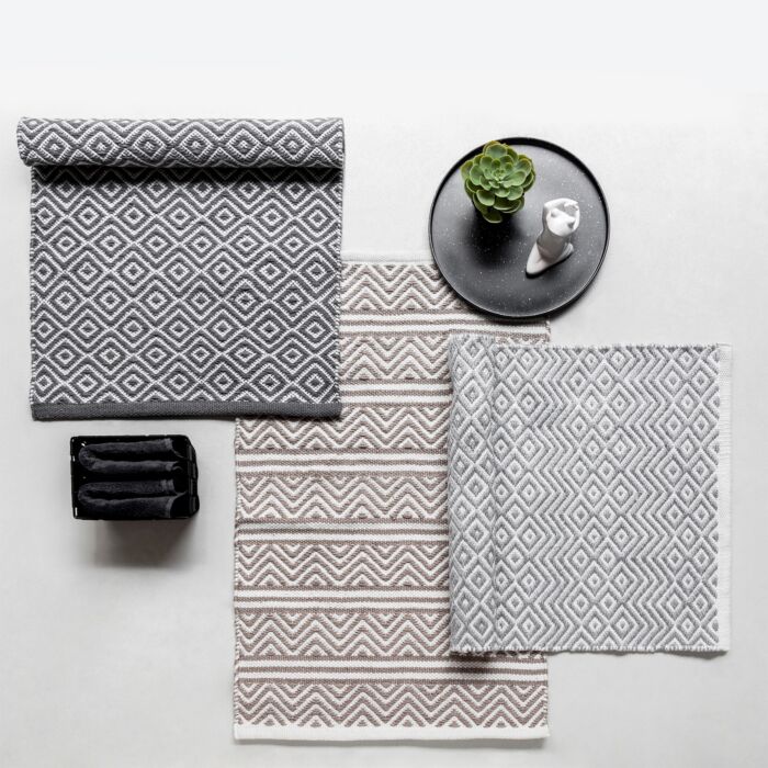 Tapis de bain Turpan, fabriqué à partir de bouteilles en PET recyclées, antidérapant