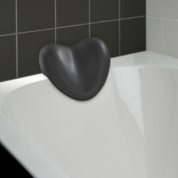 Repose-tête « Tropic », forme ergonomique, antidérapant pour le rebord de la baignoire