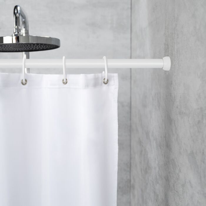 Barre de douche télescopique, 110-185 cm, sans perçage, en aluminium inoxydable