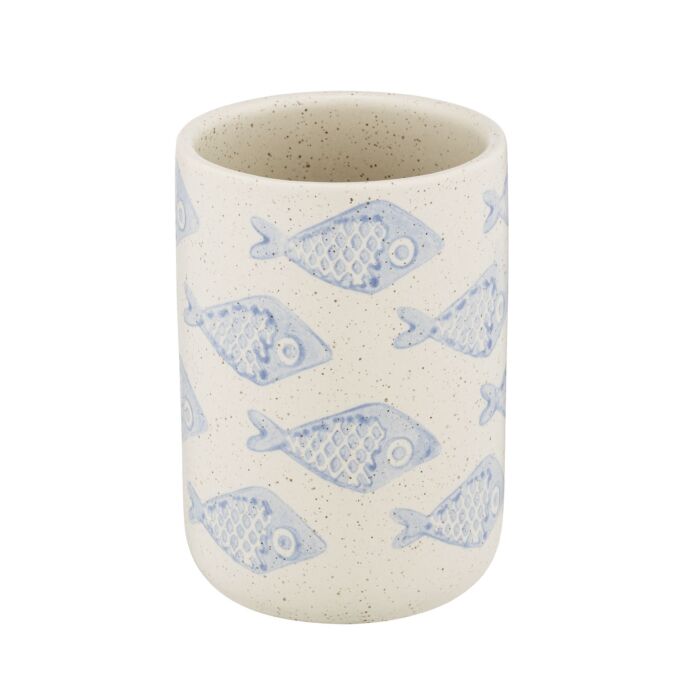 Mundspülbecher «Aquamarin», Keramik, mattes Finish