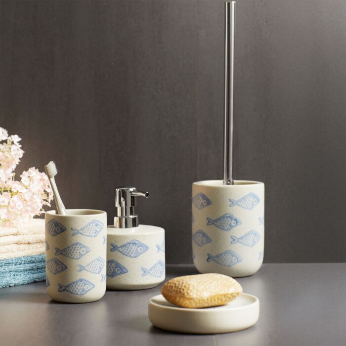 Mundspülbecher «Aquamarin», Keramik, mattes Finish