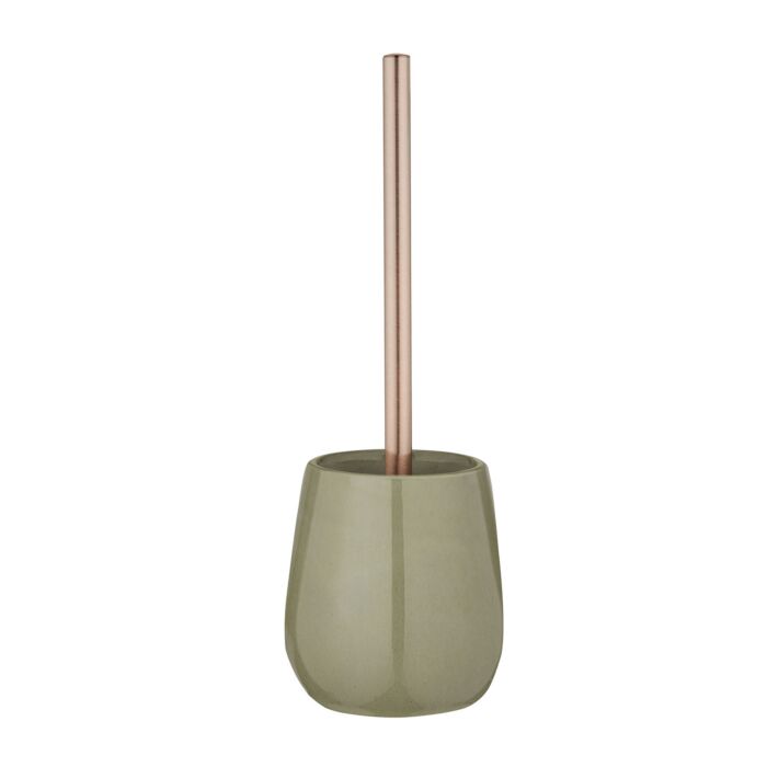 Garniture de brosse de WC « Sirmione », céramique peinte à la main, avec brosse