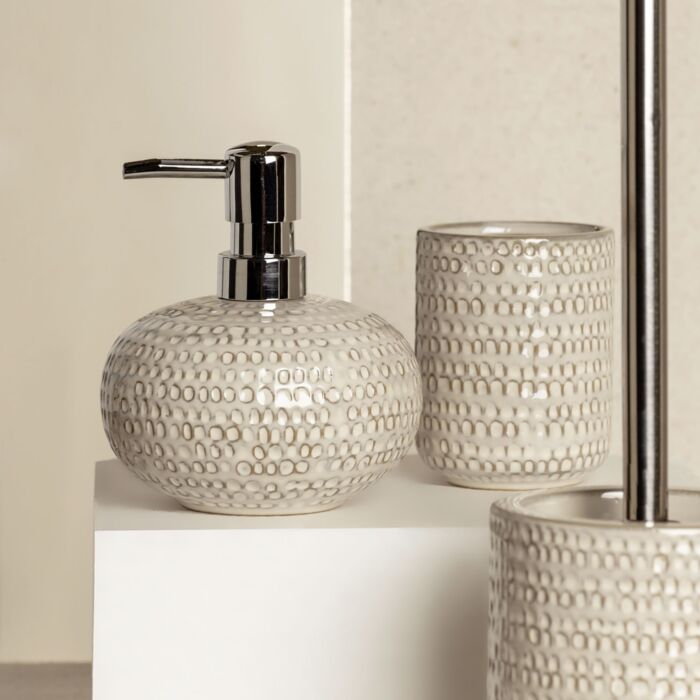 Distributeur de savon « Pergole », céramique avec lasure à effet, env. 470 ml