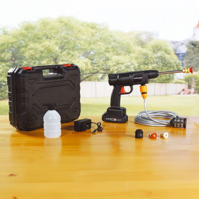 Starlyf Hochdruckreiniger «High Pressure Cleaner», kabellos, 10-teiliges Set