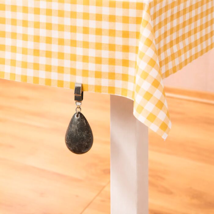 Tischtuchbeschwerer Tropfen, Marmor