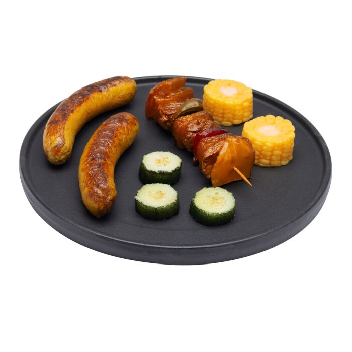 Plaque de cuisson en fonte Nouvel « Flamino », ronde, Ø 30 cm, utilisable des deux côtés