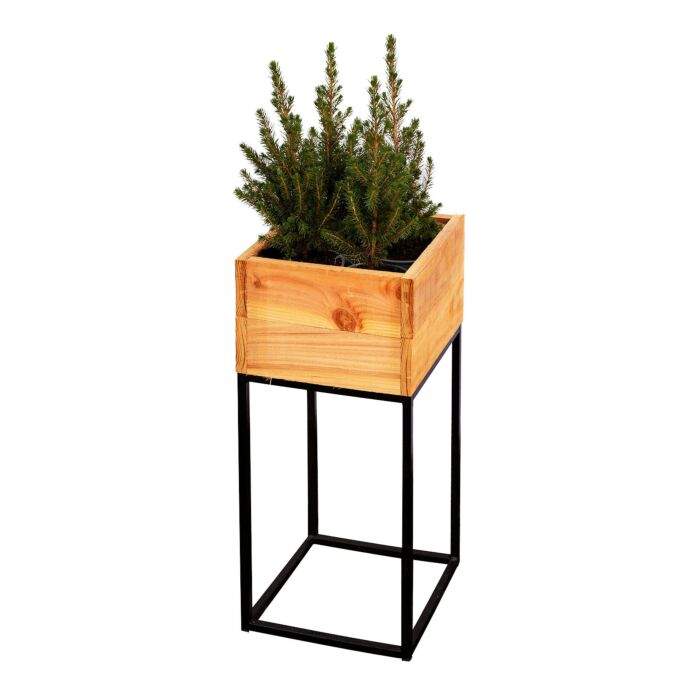 Jardinière surélevée en bois/métal «Douglas»