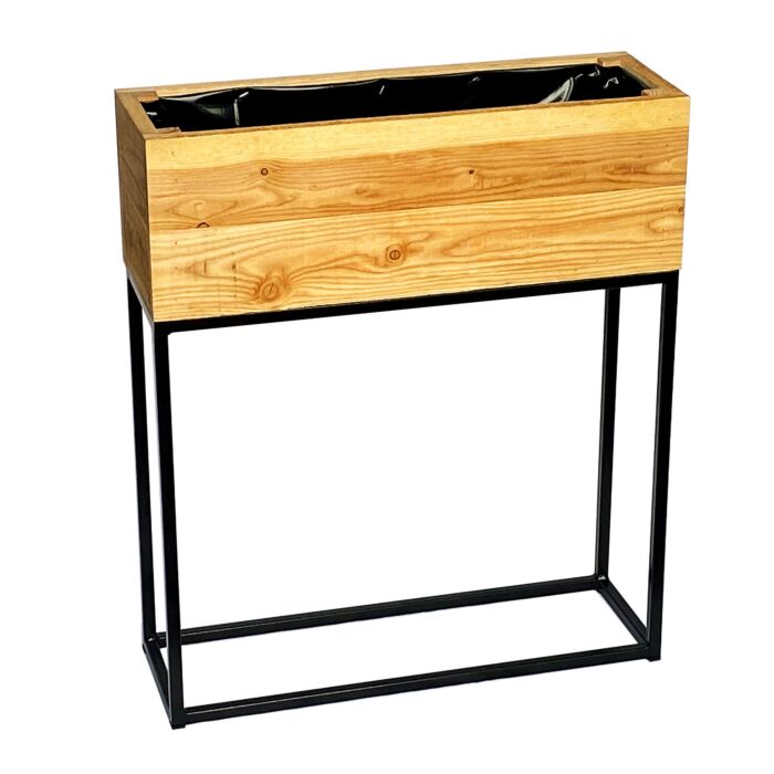 Jardinière surélevée en bois/métal «Douglas»