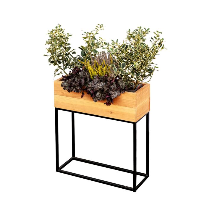 Jardinière surélevée en bois/métal «Douglas»