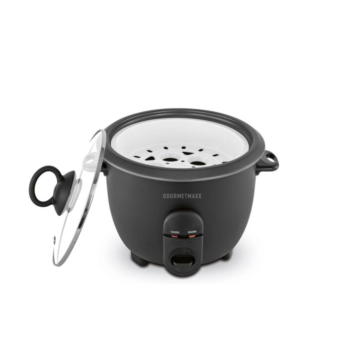 Gourmetmaxx Reiskocher, mit Dampfeinsatz und Warmhaltefunktion