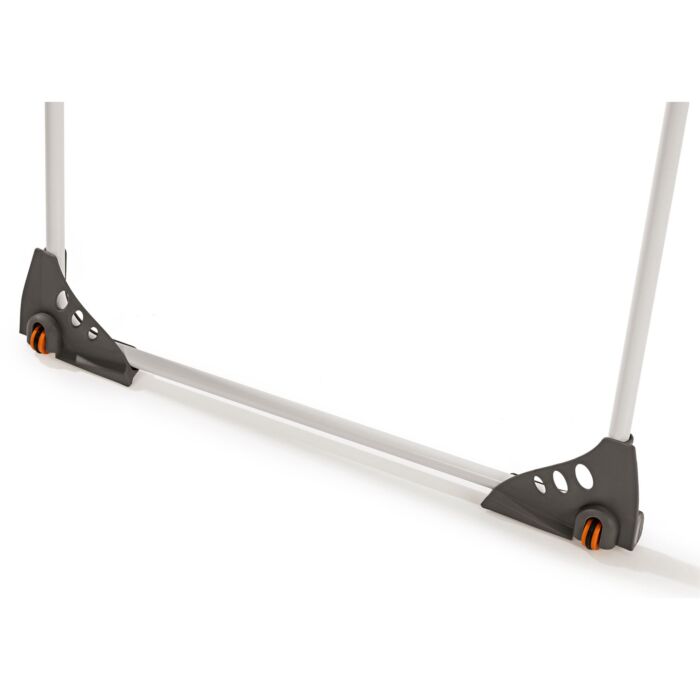 Easymaxx Wäscheständer, ausziehbar bis 2,6 m, mit Rollen
