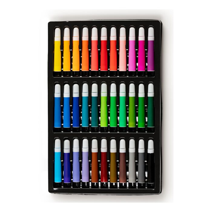 Easymaxx Malkoffer 145-teilig, mit Acrylfarben, Filz- und Buntstiften