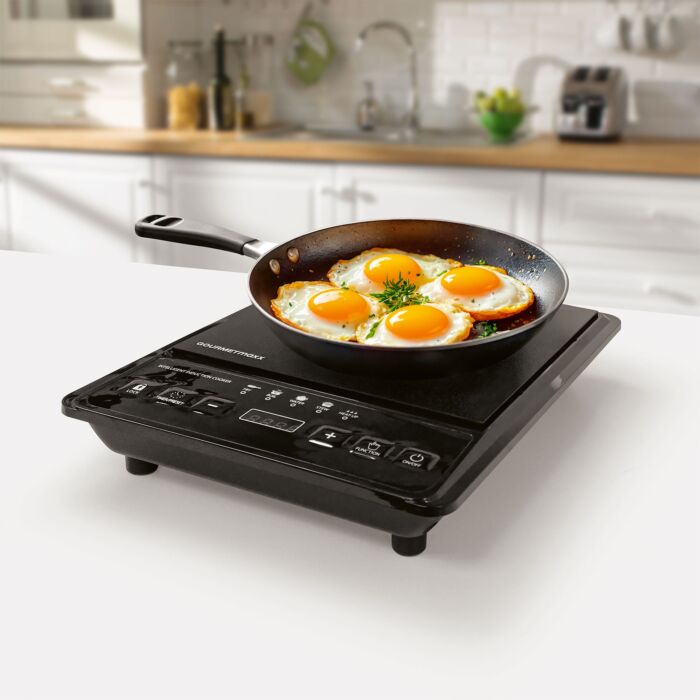 Plaque à induction simple Gourmetmaxx, 1500 W, 5 programmes