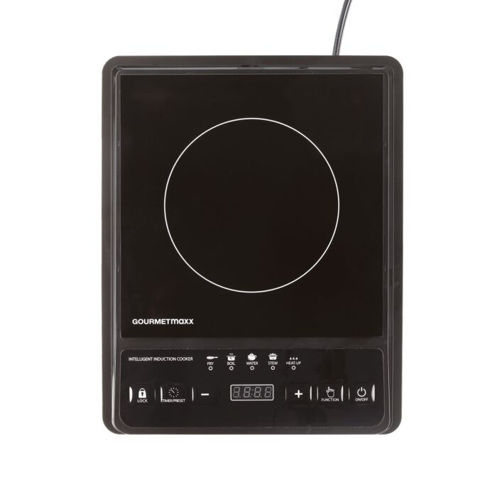 Plaque à induction simple Gourmetmaxx, 1500 W, 5 programmes