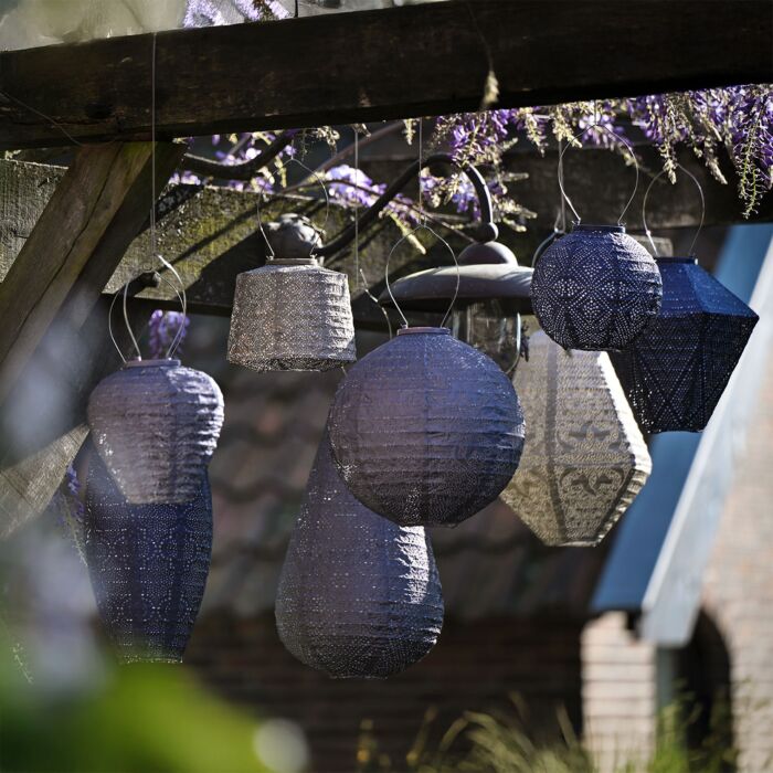 Lumiz Solar-Lampion «Lampshade», wetterfest, 14x20 cm