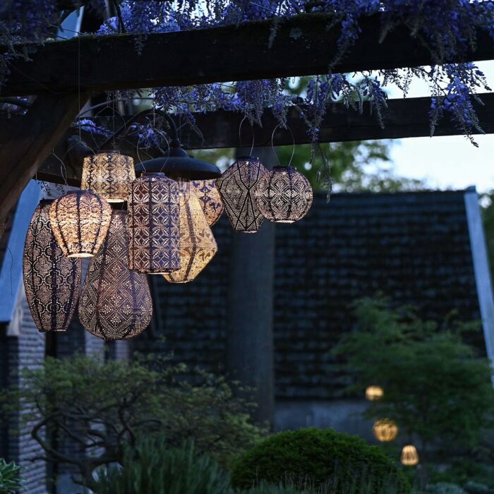 Lumiz Solar-Lampion «Lampshade», wetterfest, 14x20 cm