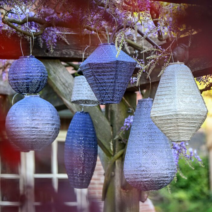 Lumiz Solar-Lampion «Round», wetterfest, 18x20 cm