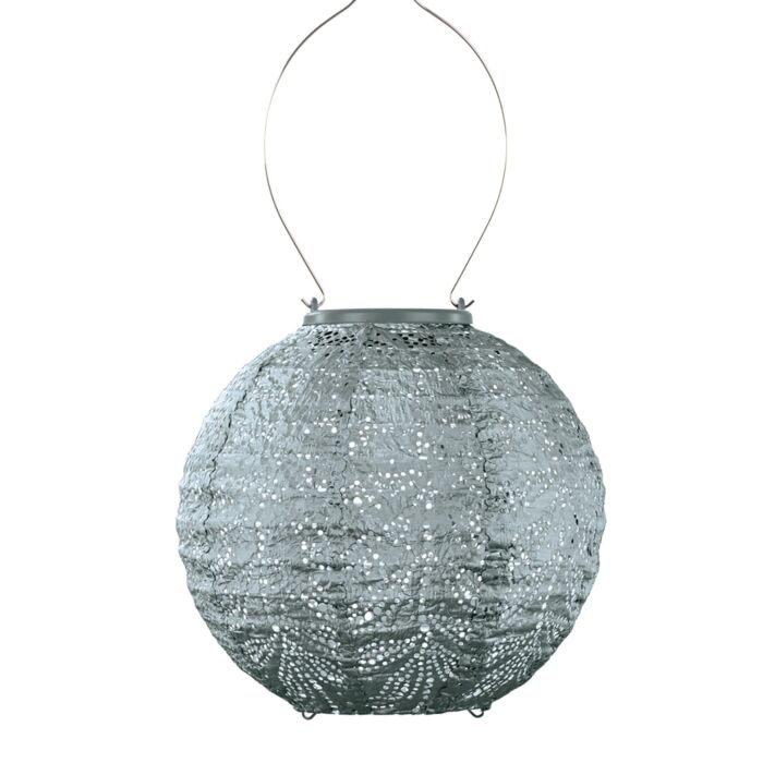 Lumiz Solar-Lampion «Round», wetterfest, 18x20 cm