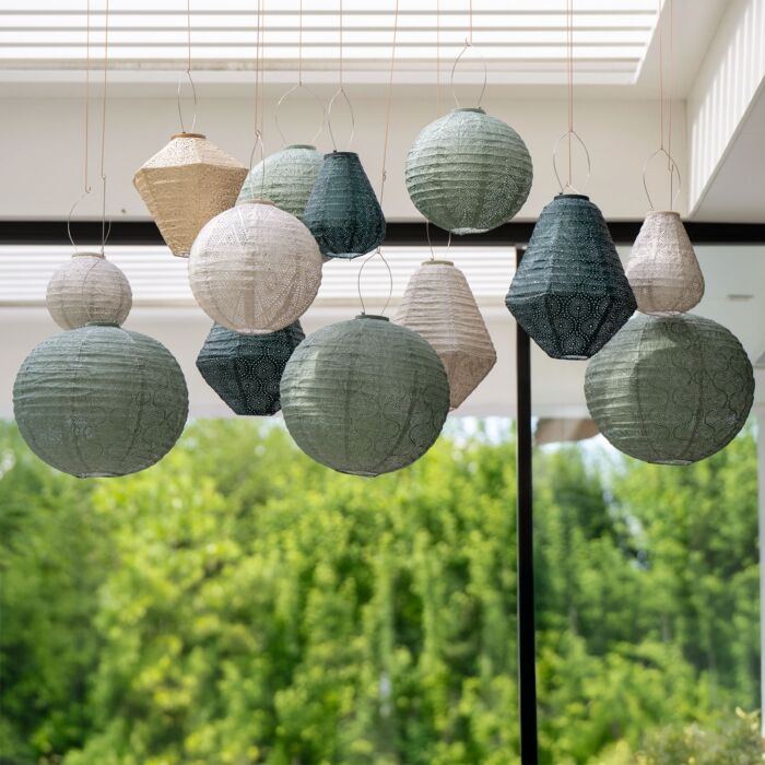 Lumiz Solar-Lampion «Tulip», wetterfest, 22,5x20 cm