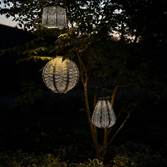 Lumiz Solar-Lampion «Tulip», wetterfest, 22,5x20 cm