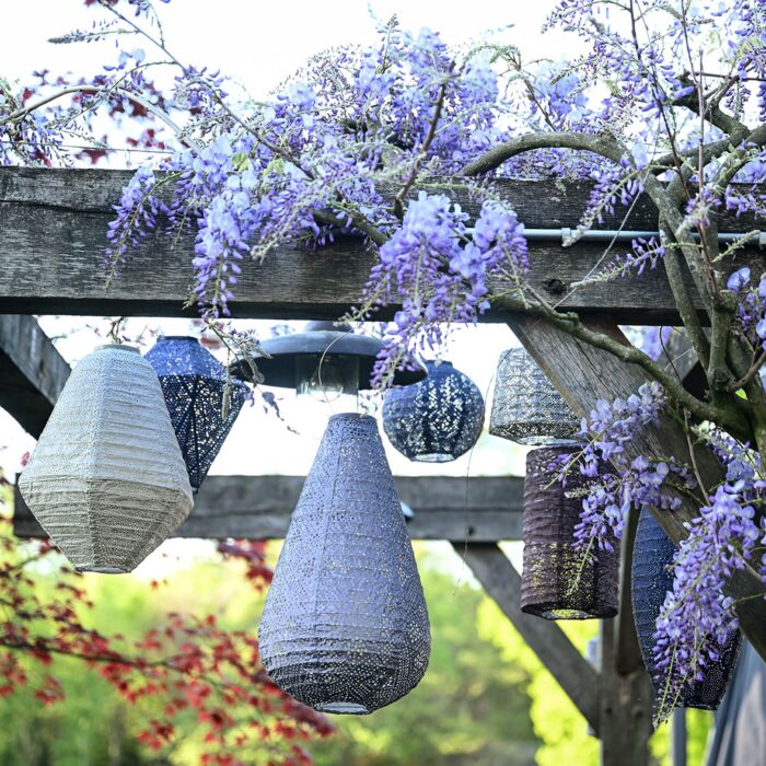 Lumiz Solar-Lampion «Cylinder», wetterfest, 33x18 cm