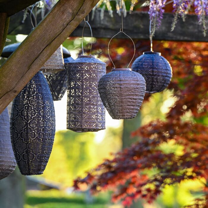 Lumiz Solar-Lampion «Long oval», wetterfest, 45x20 cm