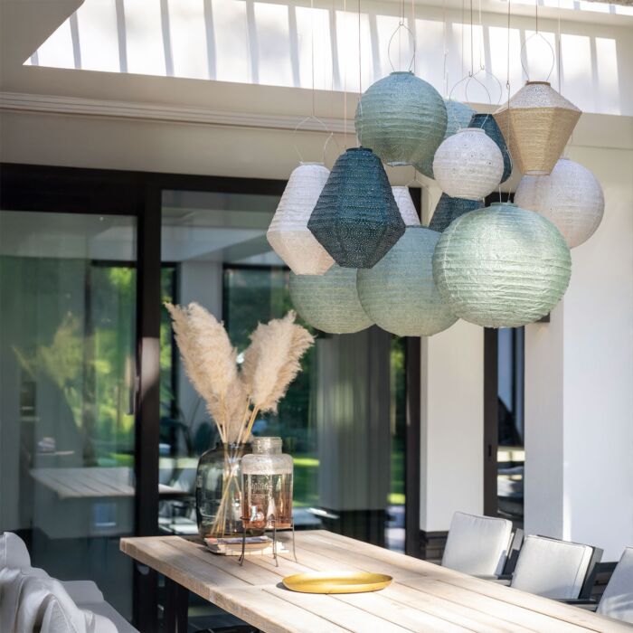 Lumiz Solar-Lampion «Diamond», wetterfest, 28x28 cm