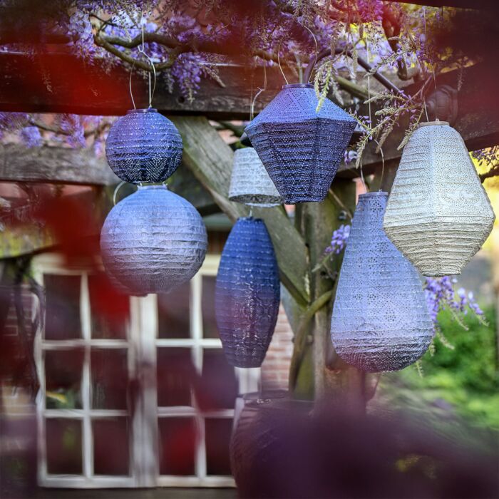 Lumiz Solar-Lampion «Diamond», wetterfest, 28x28 cm