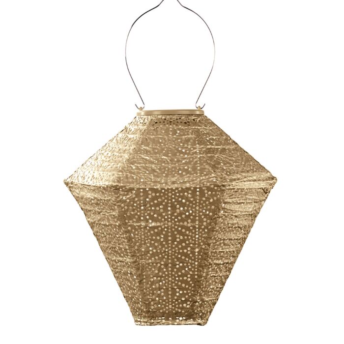 Lumiz Solar-Lampion «Diamond», wetterfest, 28x28 cm
