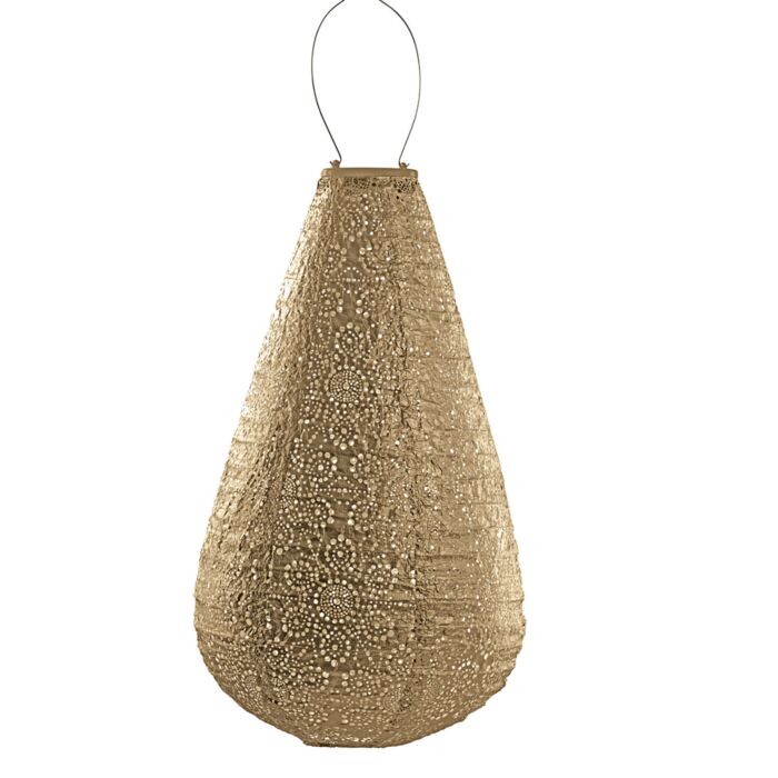 Lanterne solaire Lumiz «Drop», résistante aux intempéries, 48x28 cm