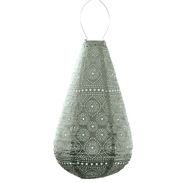Lanterne solaire Lumiz «Drop», résistante aux intempéries, 48x28 cm