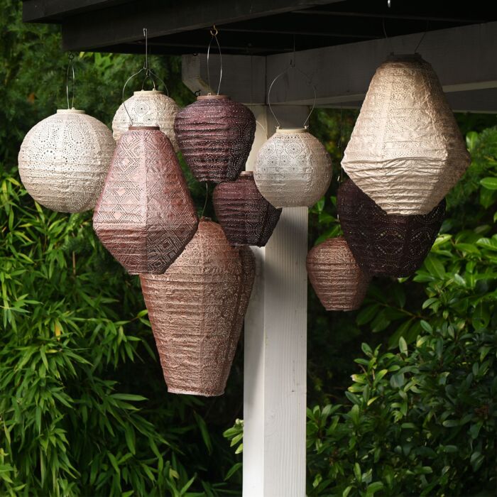 Lumiz Solar-Lampion «Lampshade», wetterfest, 43x28 cm