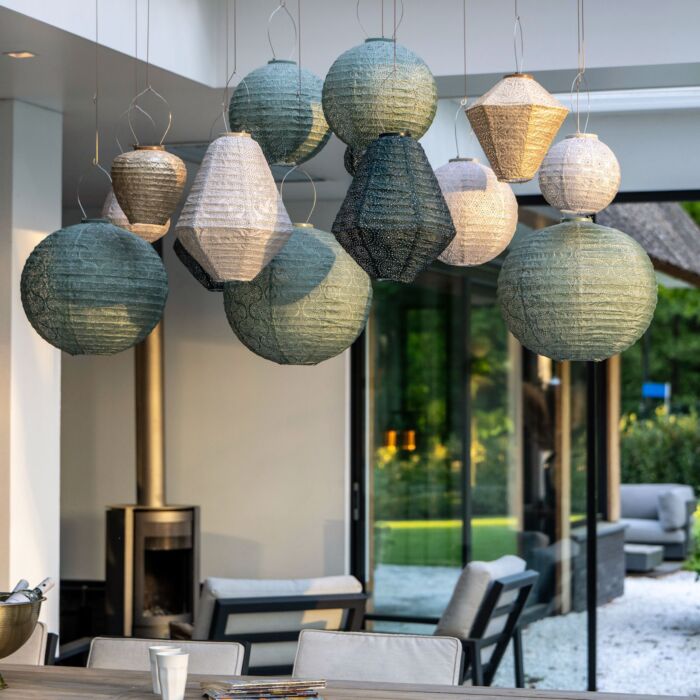 Lumiz Solar-Lampion «Lampshade», wetterfest, 43x28 cm